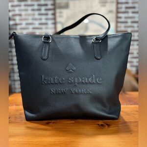 Black Kate Spade Larchmont Avenue Tote.